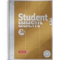 Brunnen Collegeblock Student Premium für Vokabeln Lineatur 54 liniert DIN A4 ohne Rand, 1 Block