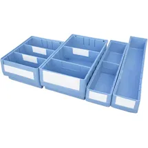 VISO TR 4214 Sichtlagerkasten (B x H x T) 234 x 140 x 400mm Blau 1St.
