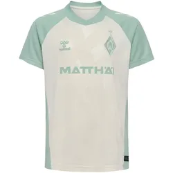 hummel SV Werder Bremen Trikot Away 24/25 Kinder - beige/grün-140