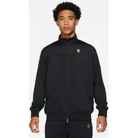 NIKE Herren Jacke M NKCT HERITAGE SUIT JKT, Größe S in Schwarz BLACK