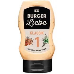 BURGER LIEBE Burgersoße - Klassik - 300ml - vegan - ohne Konservierungsstoffe