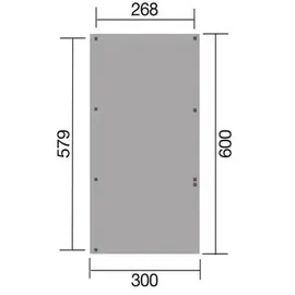 Weka Einzelcarport 606 A 3,00 x 6,00 m kdi mit Rundbogen