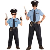 Widmann MILANO Party Fashion - Kinderkostüm Polizist, Wachtmeister, Gesetzeshüter, Kommissar, Uniform, Faschingskostüme
