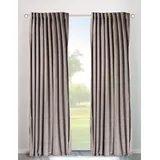 OTTO home Velvet Uni Multifunktionsband 140 x 145 cm sand 2 St.