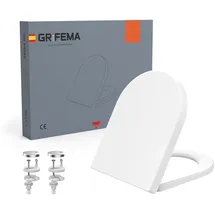 GRIFEMA Premium WC Sitz D-Form Universal Weiß