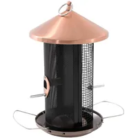 Siena Garden 14023 Futtersäule Kupfer doppel Nüsse und Mischfutter