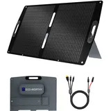 100W Tragbar Faltbar Solarmodule Solarpanel Solartasche für Camping Wohnmobil