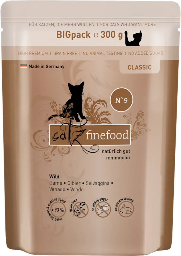 Catz finefood Classic 300g Wild Nr. 09 - 6 x 300g