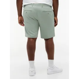 Tommy Hilfiger Big & Tall Chinoshorts "BT-DENTON 9.5 ESS TWILL-B", Herren, Gr. 46, N-Gr, minty grau, Web, Obermaterial: 97% Baumwolle, 3% Elasthan, TOMMY HILFIGER BIG & TALL, ca. Mitte Knie, Hosen Chinoshorts, Twill, slim fit, Große Größen
