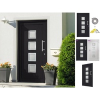 vidaXL Haustür »Haustür Anthrazit 98x208 cm Eingangstür Außentür Nebeneingangstür«