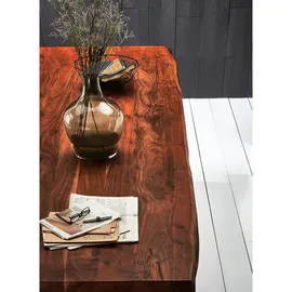 sam möbel gmbh Esstisch, Braun, Holz, Echtholz,Akazie, Rechteckig,Quadratisch, X-Form, 300x79x100 cm, Esszimmer, Tische, Esstische