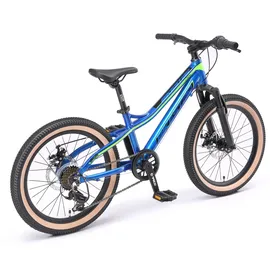 Bikestar Mountainbike 20 Zoll RH 28 cm blau/grün