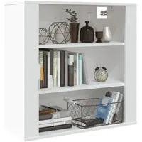 vidaXL Wandschrank 80 x 33 x 80 cm Weiß
