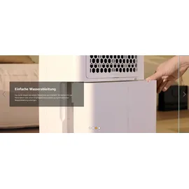 Suntec Wellness SUNTEC Dryfix 20 Pro Luftentfeuchter - Weiß