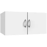 WIMEX Xora Aufsatzschrank , Weiß , Kunststoff , 80x40x40 cm , BQ - Bündnis für Qualität, Made in Germany, DIN EN ISO 9001 , Schlafzimmer, Kleiderschränke, Schrankzubehör