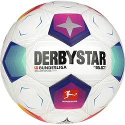 DERBYSTAR Ball Bundesliga Brillant Replica Light, Blau, 4