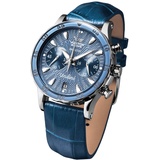 Vostok Europe Damen-Armbanduhr mit 3 Armbändern Blau VK64-515A526