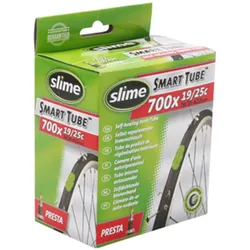 Schlauch mit Presta-Ventil und Pannenschutzflüssigkeit Slime 700 x 19-25 FAHRADVENTIL