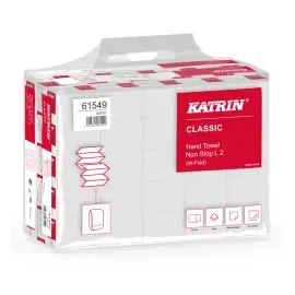 Katrin Papierhandtücher 61549 Non Stop L2 Interfold-Falzung 2-lagig 3000