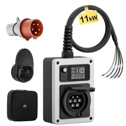 dé Mobile Wallbox Ladegerät 11 kW Offenes Ende