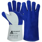 Hase Safety Gloves Hase Mühlheim Blue Schweißerhandschuh aus Rindspaltleder Größe 10