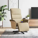 vidaXL Massagesessel mit verstellbarer Rückenlehne Kunstleder 80 x 100 x 90 cm Weiß