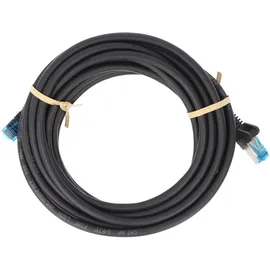 goobay CAT 6A Patchkabel, S/FTP PiMF, Schwarz