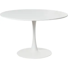 Beliani Boca Ø 120 cm weiß