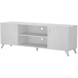 Vicco Lowboard Maceio Weiß 160 x 54.5 cm mit 2 Türen