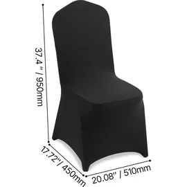 Vevor Stuhlhusse Schwarz 51 x 45 x 95 cm