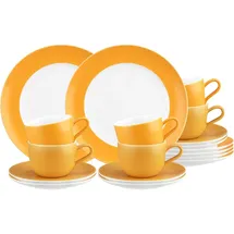 SELTMANN WEIDEN Liberty Pure Colors Kaffeeservice 18-tlg. mango orange