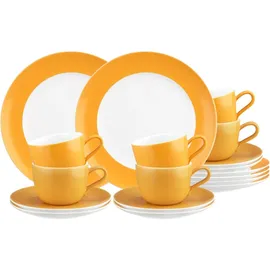 SELTMANN WEIDEN Liberty Pure Colors Kaffeeservice 18-tlg. mango orange
