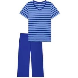 SCHIESSER Schlafanzug Casual Essentials Blau 4XL