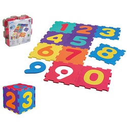 HAPPY PEOPLE® Puzzlematte Zahlen mehrfarbig 31,0 x 31,0 cm