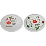 Retsch Arzberg Pizzateller Ø 30cm, Porzellan, Stück:2 Stück, Motiv:Pomodoro & Spezia