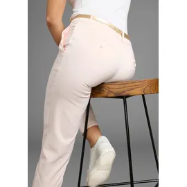 LAURA SCOTT Chinohose Figurbetont Rosa 42