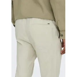 Only & Sons ONSLINUS CROP Stoffhose Beige M