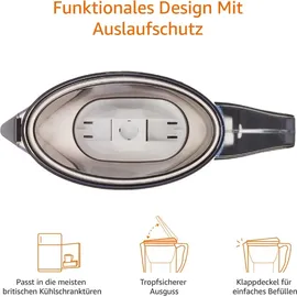 Amazon Basics AmazonBasics Wasserfilterkanne schwarz