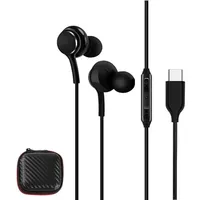 USB C Kopfhörer Magnetische mit Kabel Mikrofon Kompatibel mit Samsung Galaxy iPhone 17 16 15 iPad Pixel Kabelgebundene Kopfhörer In Ear mit Lautstärkeregler Wired Earphones Earpods mit USBC Anschluss
