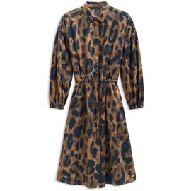 Bugatti Blusenkleid Leo-Muster Braun 38
