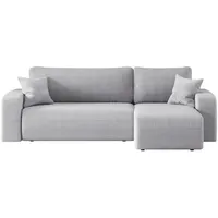 Kaiser möbel Ecksofa Grau, Textil, 4-Sitzer, L-Form,L-Form, 244x142 cm,