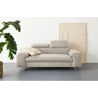 Cotta 2-Sitzer »Chef«, 2-Sitzer mit eleganter Steppung, Bodenfreiheit 12,5