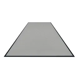Schmutzfangmatte Colorstar, hellaschgrau, waschbar 7460150300150-C64 , Maße (B x T): 150 x 300 cm, glatter Rücken