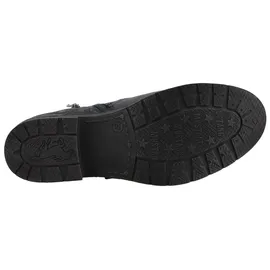 Mustang Winterstiefelette MUSTANG SHOES "Gelja", Damen, Gr. 36, blau (nachtblau), Lederimitat, Schuhe Winterstiefelette, Stiefelette, Winterboots mit Anziehlasche