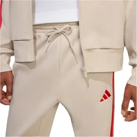 adidas Essentials 3-Streifen Fleece TC Pant KD4835 - wonder alumina/pure ruby 4XL