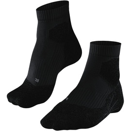 Falke Damen Laufsocken RU Trail Socken (Black-Mix 3010), 37-38