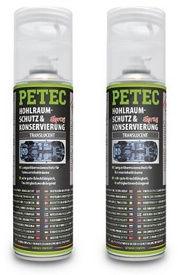 Petec 2x 500 ml Hohlraumschutz & -Konservierung translucent [Hersteller-Nr. 73550]
