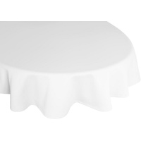 Wirth Tischdecke WIRTH "NEWBURY" Tischdecken Gr. B/L: 130 cm x 190 cm, oval, weiß Tischdecken oval