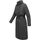 Navahoo Damen Wintermantel warmer, wasserabweisender Parka mit (abnehmbarer) Kapuze und Taillengürtel Waldbummler 14 Mouse Grey Gr. 3XL - 3XL