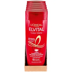 L'Oreal Elvital Spülung Color-Glanz 250 ml, 6er Pack